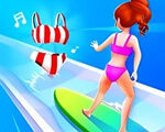 Girl Surfer 3d