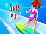 Girl Surfer 3d