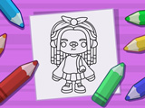 Toca Boca Life World Coloring